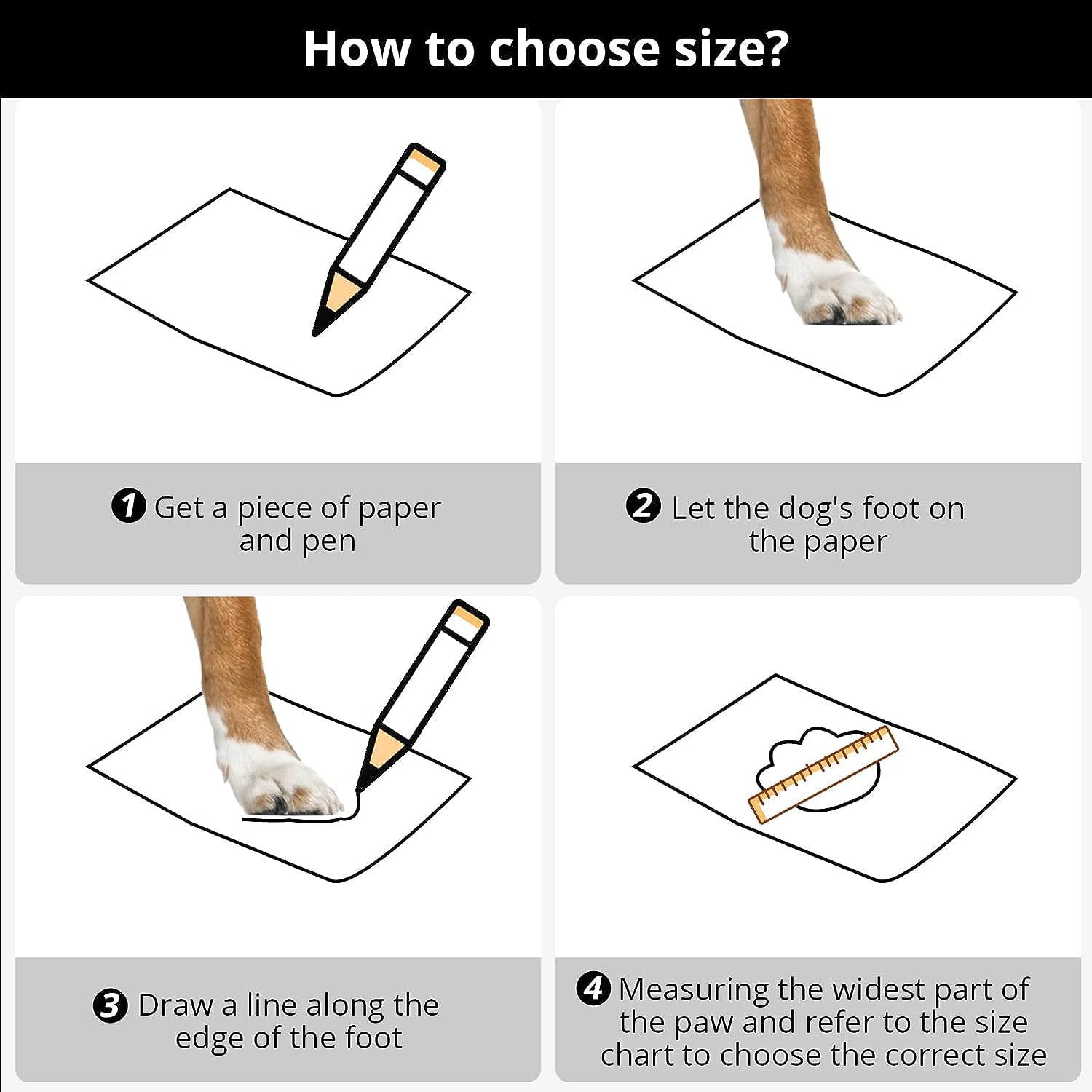 Musimc Dog Shoes For Hot Pavement & Snowy Day Protection, Anti-Slip, Breathable, 4Pcs, Size 5 (40-58 Lbs), Purple Black Blue Yel